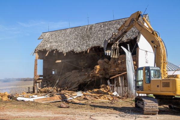 Barn Demolition in Mason