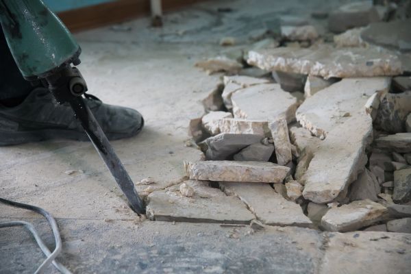 Concrete Slab Removal in Mason