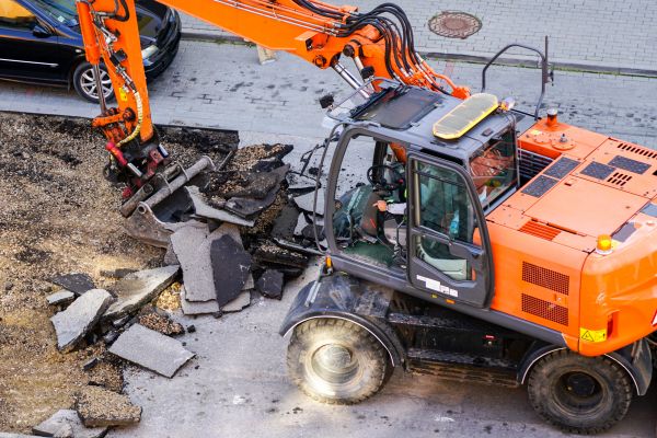 Asphalt Demolition in Mason