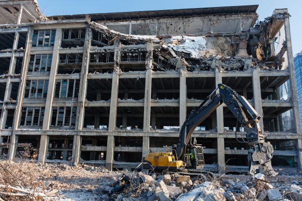 Commercial Building Demolition in Mason