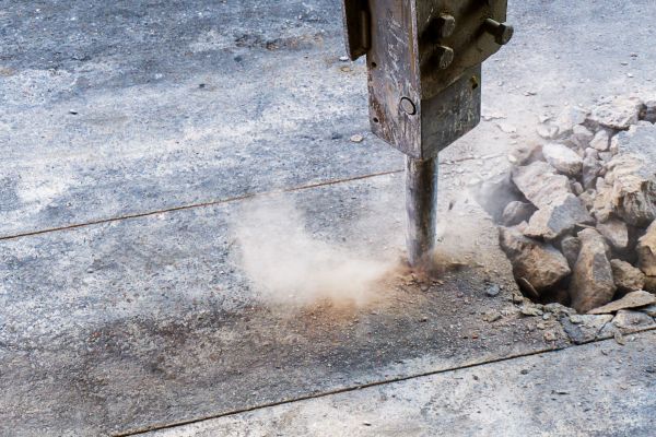 Concrete Patio Removal in Mason