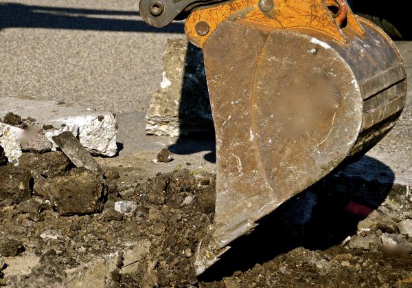 Cement Pad Demolition in Mason