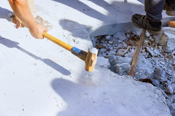 Concrete Pavement Demolition in Mason