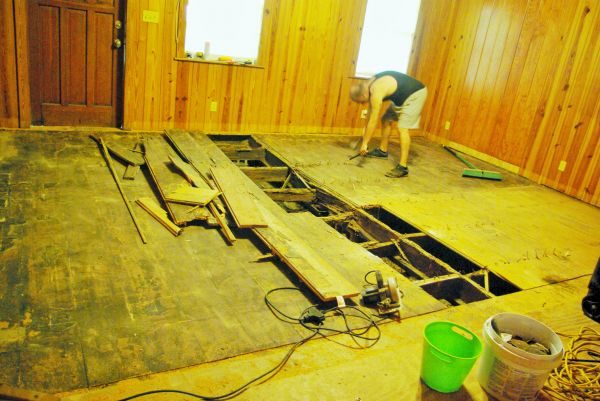 Subfloor Demolition in Mason