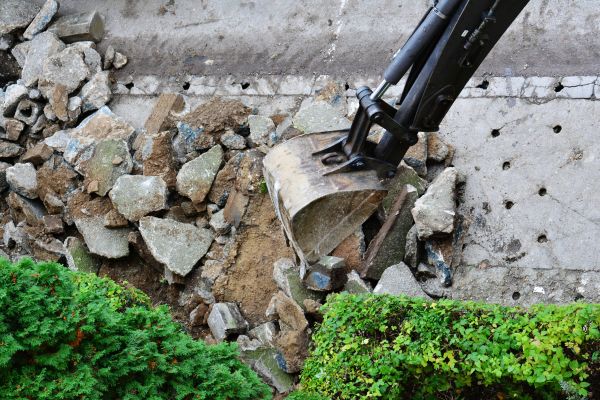 Concrete Pathway Removal in Mason