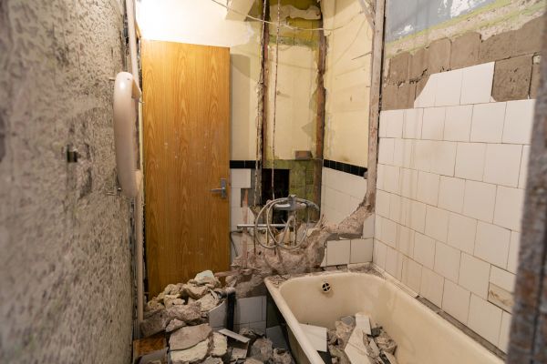 Shower Tile Demolition in Mason